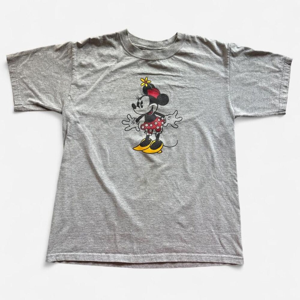 Vintage Y2K Minnie Mouse‎ t shirt gray M